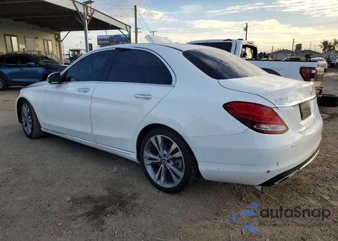 2018 Mercedes-Benz C 300 from USA, damaged, VIN 55SWF4JB3JU253363